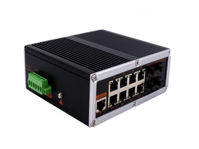 千兆四光八電管理型工業(yè)交換機